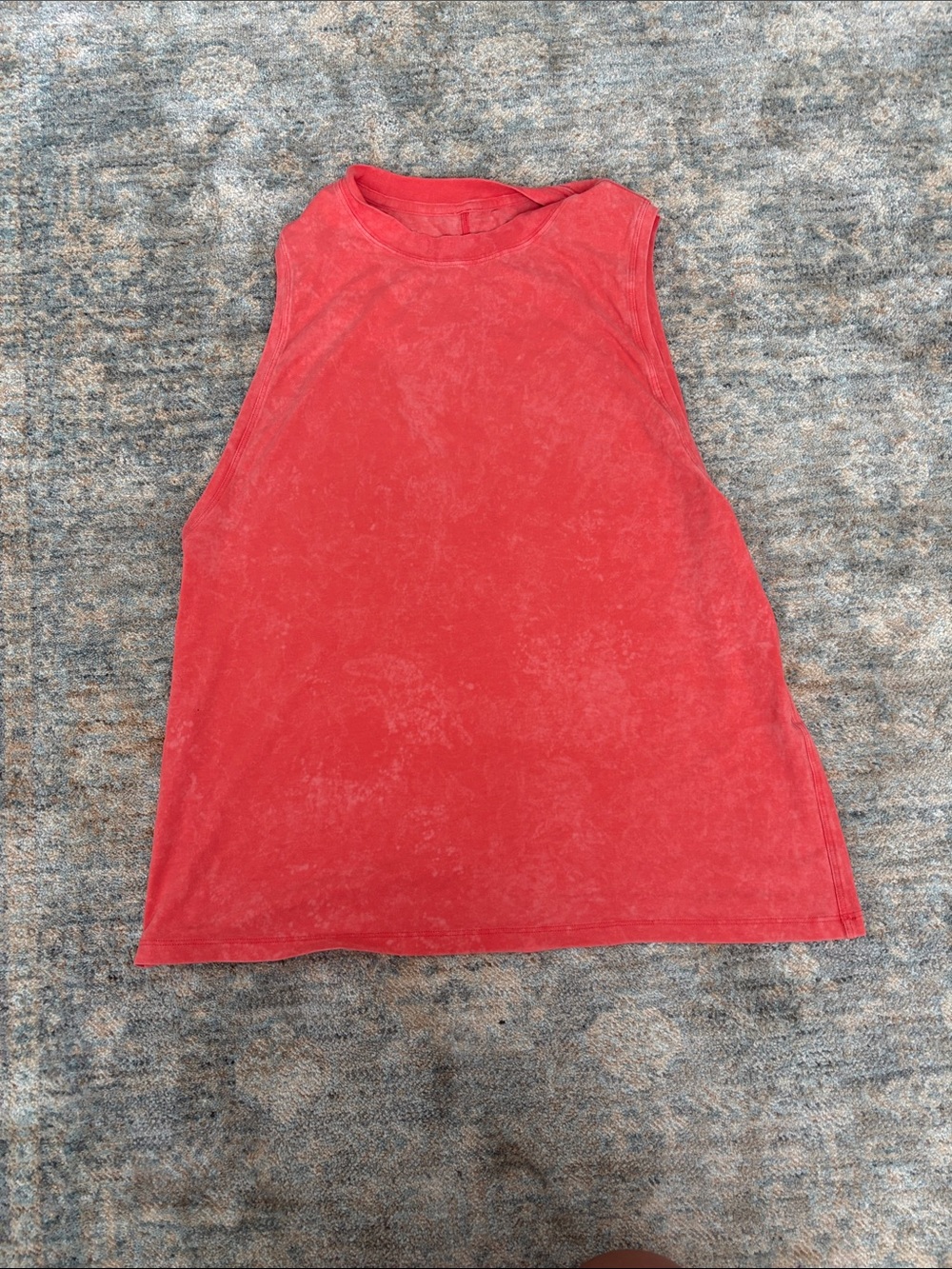 lululemon athletica Washed Red Muscle Tee